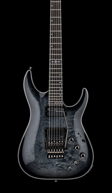 Schecter Hellraiser Hybrid C-1 FR-S - Trans Black Burst | Reverb