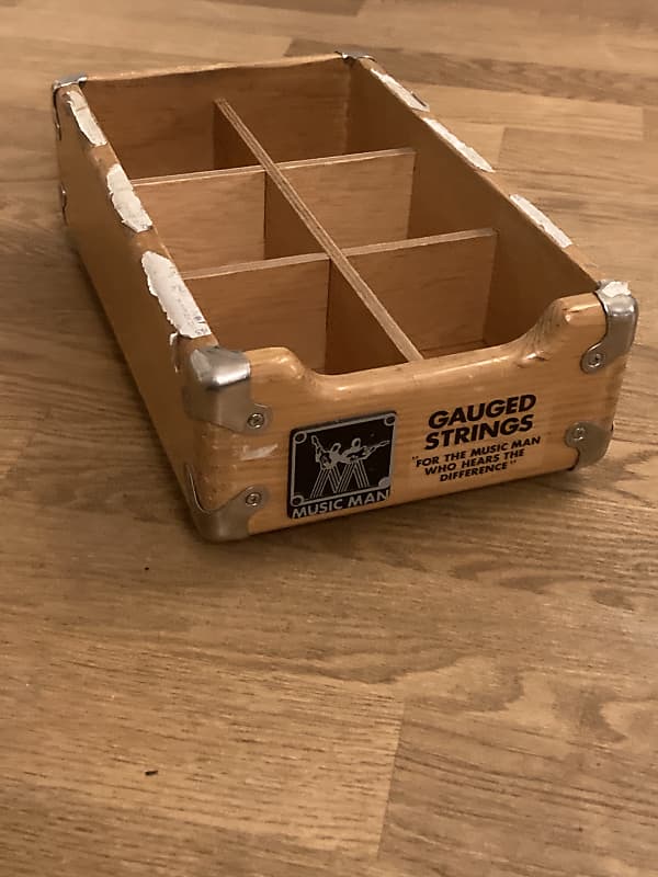 Musicman gauged string box vintage wooden 1970s 1980s luthier | Reverb