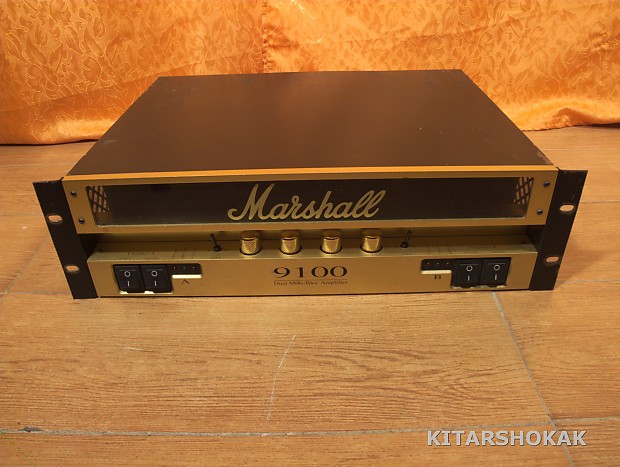 Marshall 50/50 POWER AMP (5881/6L6) 1994 Black & Gold image 1