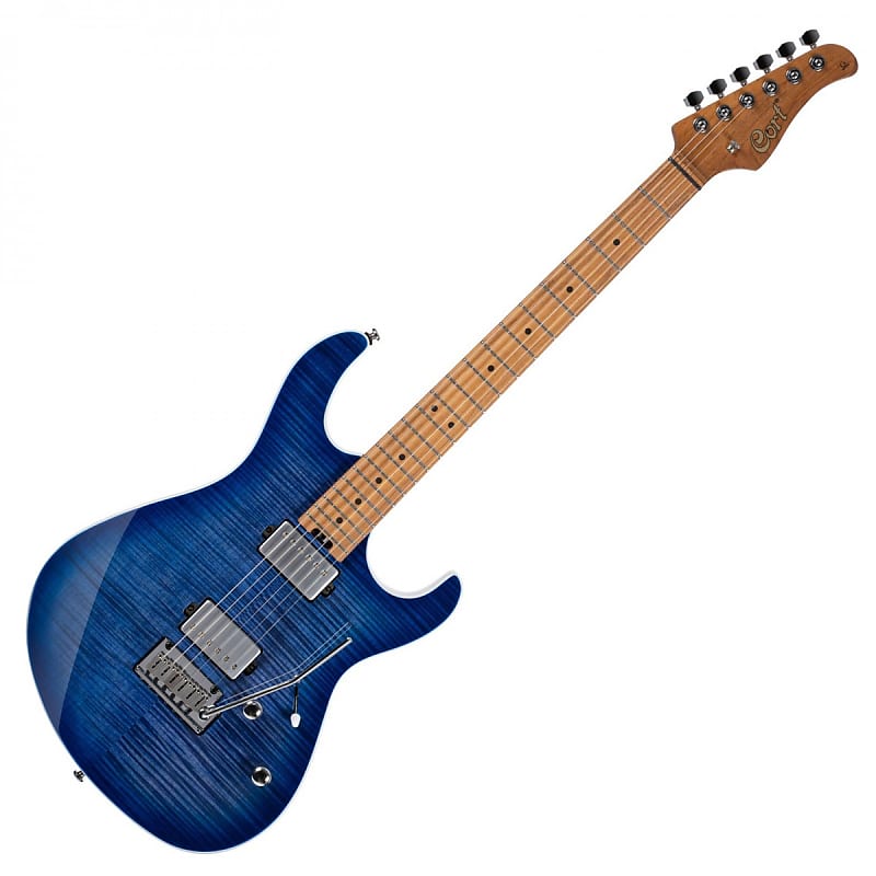 Cort G290 FAT Electric Guitar, Bright Blue Burst image 1