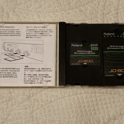 鍵盤楽器 Roland SL-JD80-04 Strings EnsembleJD-800 Roland SL-JD80-04 Strings Ensemble Data Card | Reverb