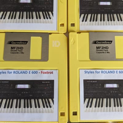 Roland E600 Keyboard Floppy Disk Styles Collection image 5