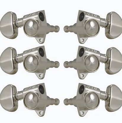 Grover 102-18 series 3X3 Rotomatic tuners. Nickel image 1