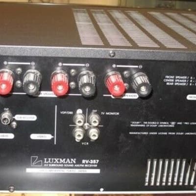 Luxman RV 357 Receiver Black image 3