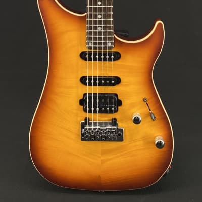 Vigier Excalibur Ultra Blues Mahogany Limited in Amber Matte with Rosewood Fretboard image 3