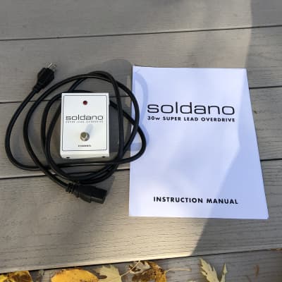 Soldano Soldano SLO-30 Super Lead Overdrive 30-watt Tube Head - Salt & Pepper Grille image 3