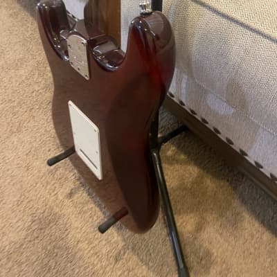 Fender Select Strat W/ Channel Bound Rosewood Neck Birdseye Maple Fretboard 2013 - Flame Sunburst image 12