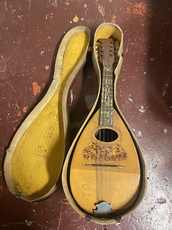 unbranded Italian? bowl back mandolin 1940 project for repair | Reverb