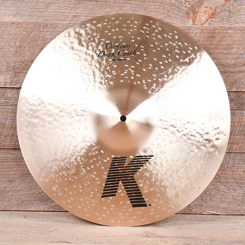 Zildjian 18" K Custom Dark Crash Cymbal image 1