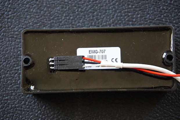 EMG 81-7 & 707 7 String Humbucker Pickup Set Active W EMG 81-7 & 707 7 String Humbucker Pickup Set Active W