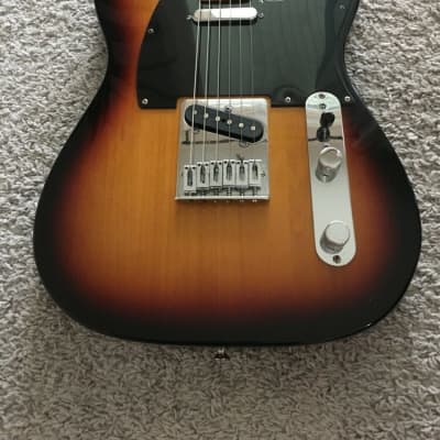 Fender Standard Telecaster 2014 2-Tone Sunburst MIM Maple Neck Guitar + Gig Bag image 2