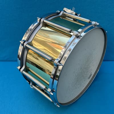 Free Floating Brass Snare Drum 14" x 8" - Pearl B-9114ED image 17