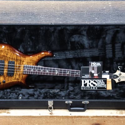PRS Grainger 4 String Bass Black Gold Burst Solidbody Electric Bass w/Case #0359962 image 11