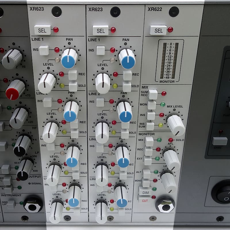 Solid State Logic X-Rack Modules - 2x XR623 4-Input + XR622 Master Output -  SSL XLogic X-Desk Series Summing Line Mixer