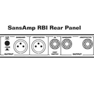 Tech21 RBI SansAmp Rackmount Bass Preamp / Direct Box image 3