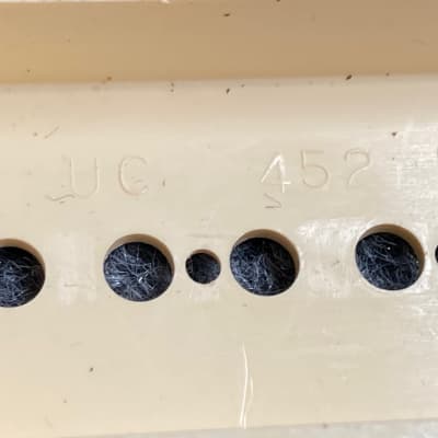 1970s Gibson White  P-90 Pickup Cover UC 452 B image 5