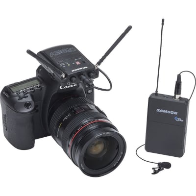 Samson Concert 88 Camera UHF Wireless Lavalier Microphone System, Includes CR88V Micro Receiver, CB88 Beltpack Transmitter, LM10 Lavalier Microphone, image 25