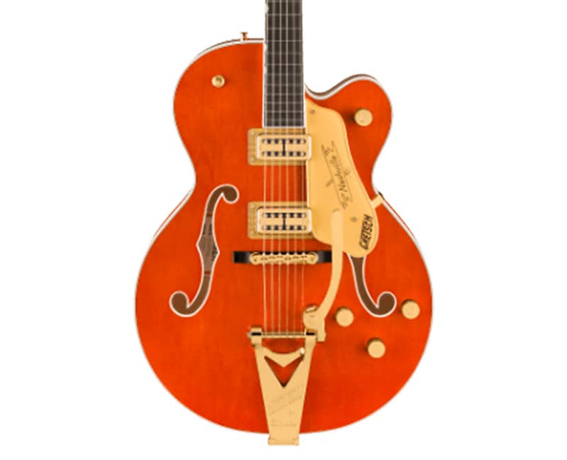 Gretsch Nashville Hollow Body w/StringThru Bigsby Orange Reverb