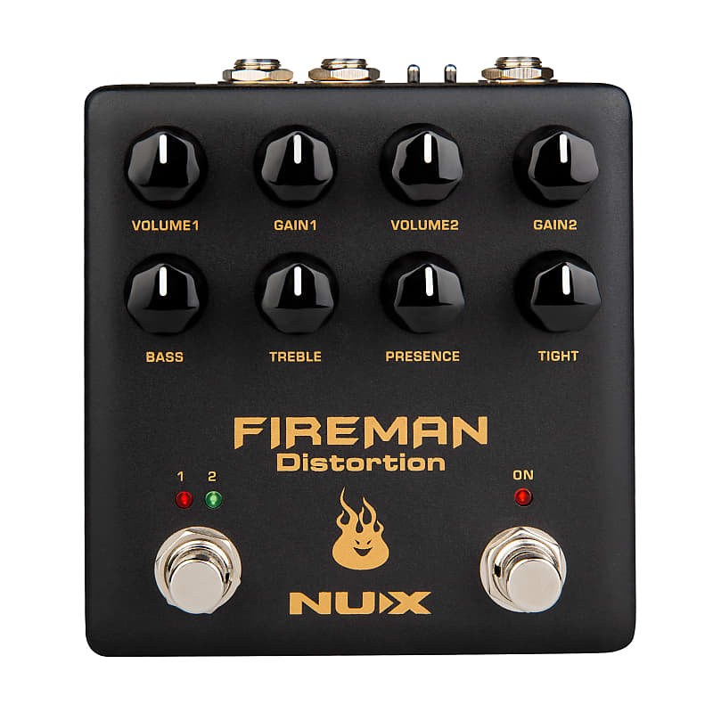 NuX NDS-5 Fireman Dual-Channel Distortion Verdugo Series Effects Pedal