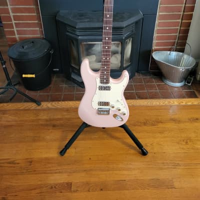 USA  Fender Warmoth Hardtail Stratocaster Shell Pink image 3