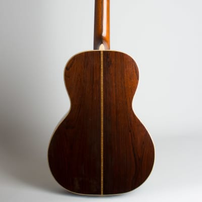 Stahl Artist Special Style 9 Flat Top Acoustic Guitar, made by Larson Brothers,  c. 1925, ser. #31884, black tolex hard shell case. image 2