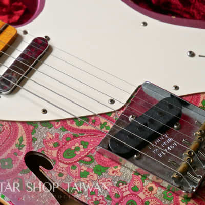 2018 Fender Custom Shop Limited Edition 50's Thinline Telecaster Relic-Pink Paisley. image 11