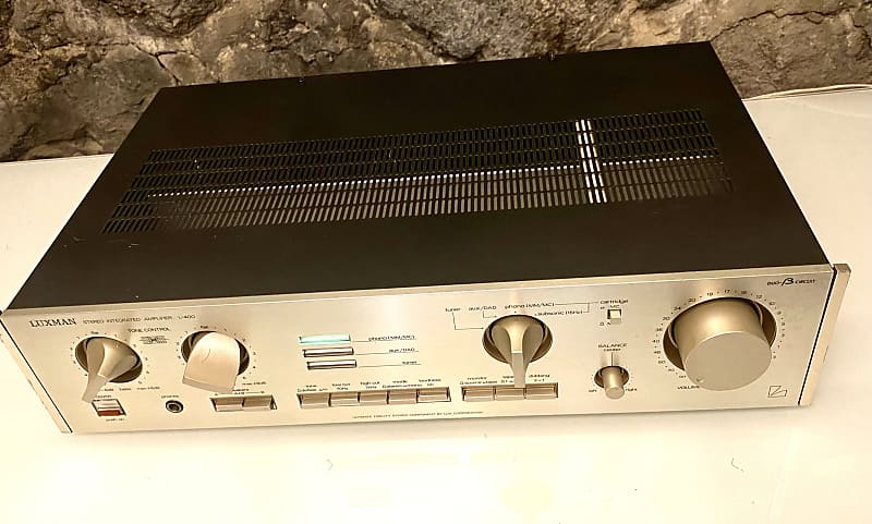 Vintage Champagne faced Luxman L-400 Stereo (55 WPC