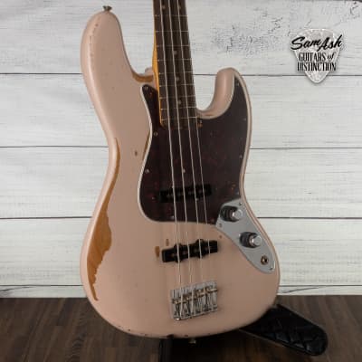 Fender Flea Signature Active Jazz Bass - Satin Inca Silver | Reverb