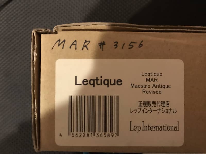 Leqtique Maestro Antique Revised (MAR) | Reverb