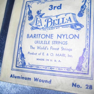 La Bella Three (3) Sets of Baritone Ukulele Strings image 5