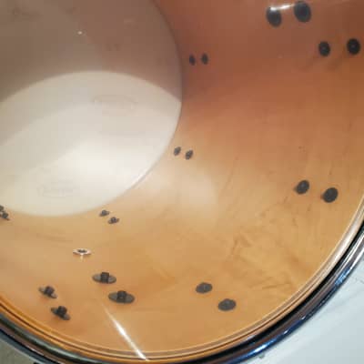 VTG PEARL Emerald Mist Floor Tom Drum 16"x16" Maple Prestige Session - Gorgeous Clean image 7