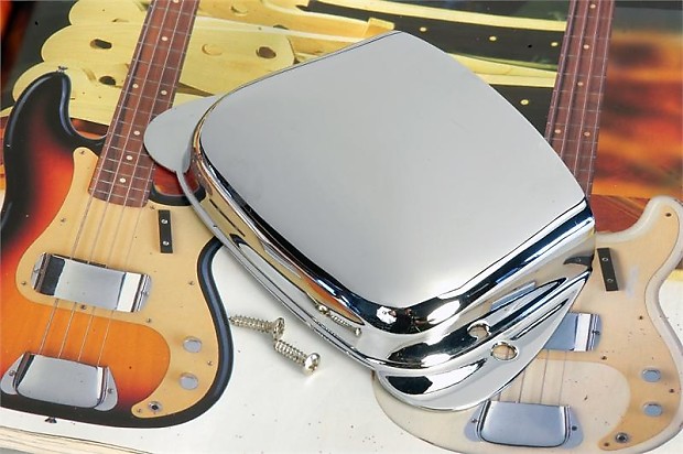 Fender Precision P Bass 0010108000 New Chrome Plated Steel Bridge Cover Plate Ashtray