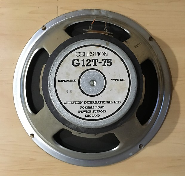Celestion G12T-75 made in ENGLAND Reverb