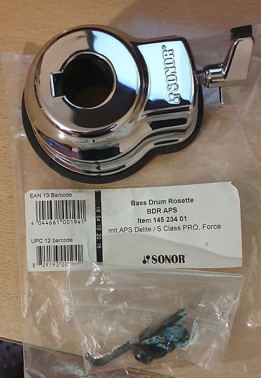 Sonor Bass Drum Rosette BDR APS 2019 Chrome Reverb