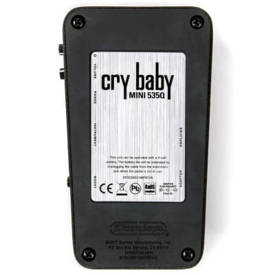 Dunlop CBM535Q Cry Baby Mini 535Q Wah Guitar Effects Pedal with Tuner image 7