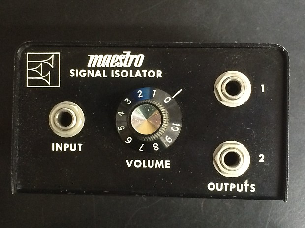 （お得な特別割引価格） Maestro SI-G1 Signal Isolator | Reverb 配信機器・PA機器・レコーディング機器
