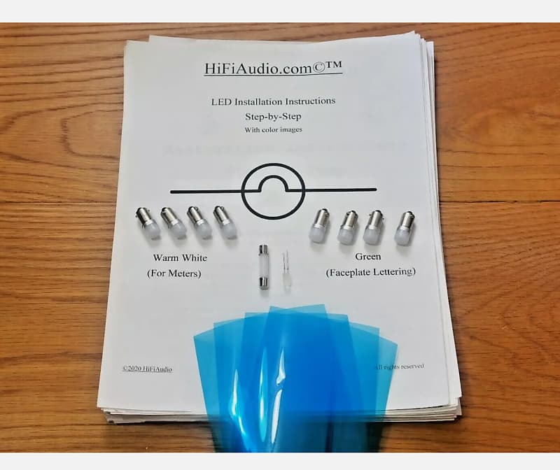 McIntosh MC2105 bulbs lamps lights  			