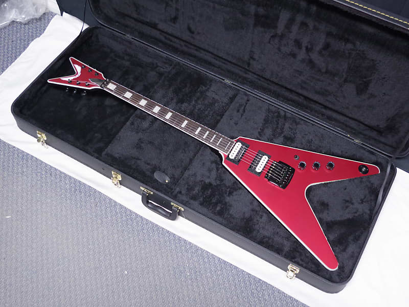 Dean V Select 24 Kahler electric GUITAR Metallic Red Satin NEW w