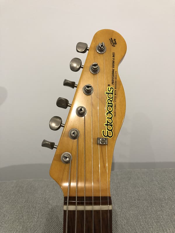 ギター Edwards E-TE-92CTM/LT Edwards E-TE-92 CTM/LT 2008 Candy Apple Red | Reverb