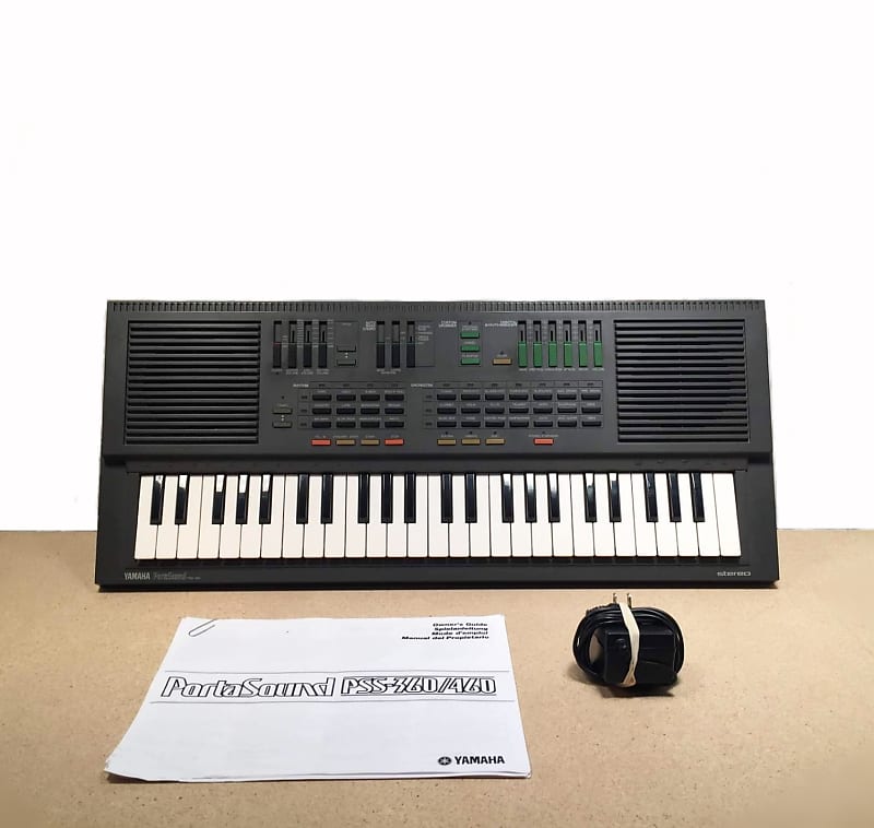Yamaha PSS 460 Classic FM Synthesizer Keyboard (470) Reverb