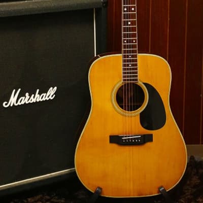 1977 made MILES 2000 D-25 Solid top Vintage Acoustic Guitar Made in Japan |  Reverb