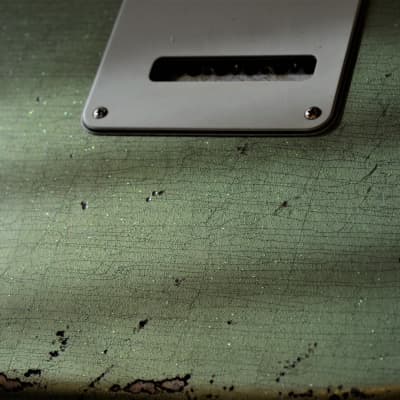 Fender Stratocaster  Relic Nitro Green Sparkle Custom Shop Fat 50's image 18