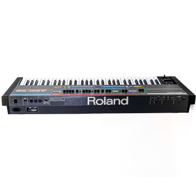 1984 Roland Juno 106 61-Key Polyphonic Synthesizer with Fresh Battery image 3