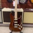 Fender Rarities Collection Flame Maple Top Stratocaster Electric Guitar Golden Brown