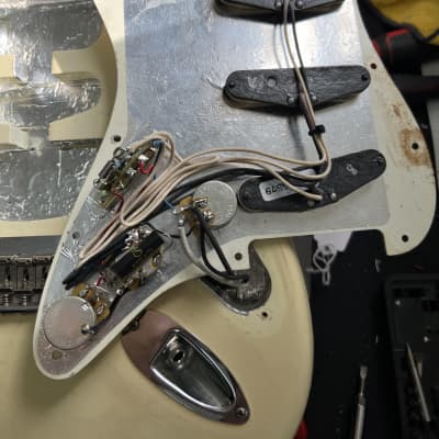 Used Fender Stratocaster Electric Guitar with Gig Bag image 15