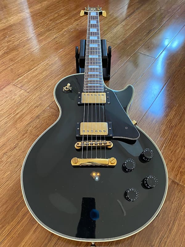 Epiphone Rare Vintage 1998 Japanese Les Paul Custom Ebony