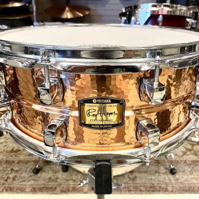 Yamaha Roy Haynes Signature Hammered Copper Snare 5.5