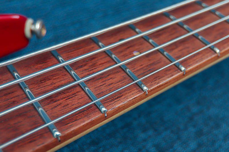 Grass Roots G-FR-58B Forest Bass 1998 See Thru Red | Reverb
