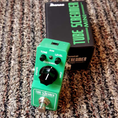 Ibanez Tube Screamer Mini pedal with original box and instructions in very good condition image 1