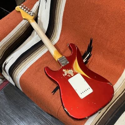 Fender Custom Shop LTD 1962 Stratocaster Heavy Relic Aged Candy Apple Red over 3Tone Sunburst [SN CZ568582] (01/29) image 7